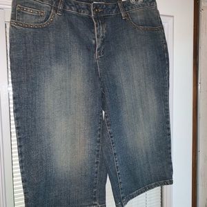 NWT Liz Claiborne Jean Bermuda shorts 12